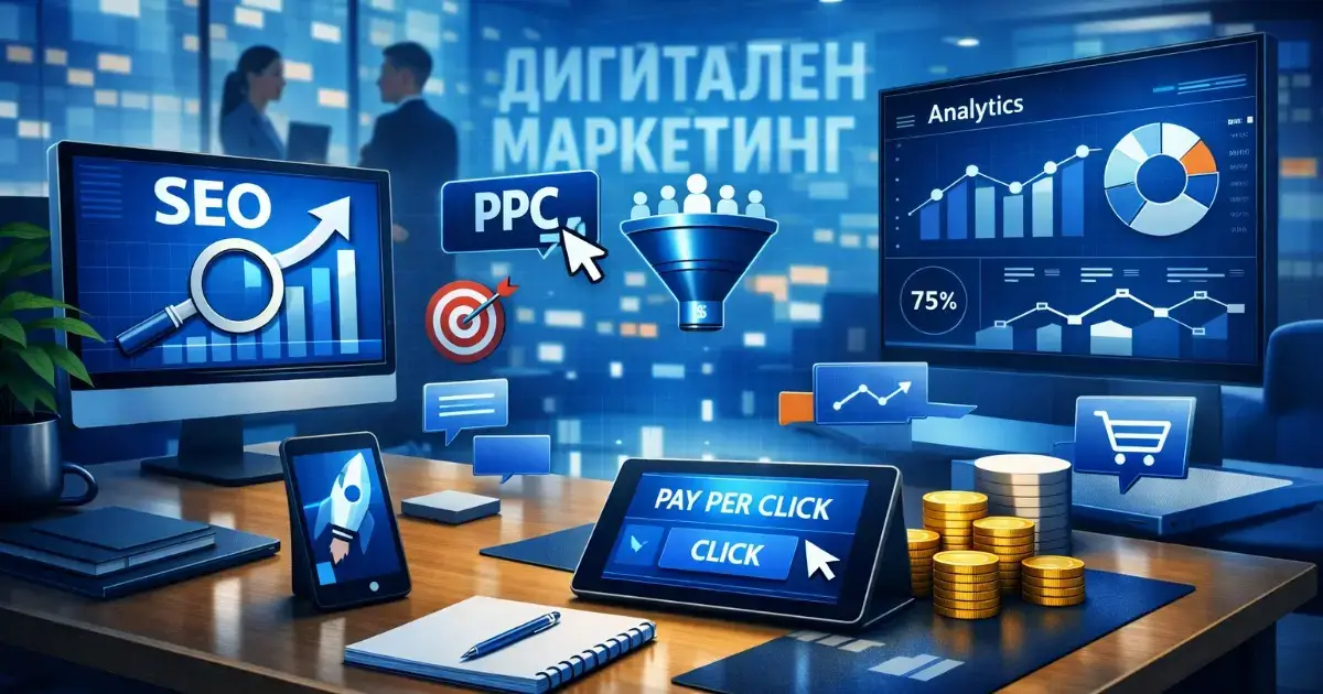 Дигитален маркетинг за малкия бизнес - стратегии и канали